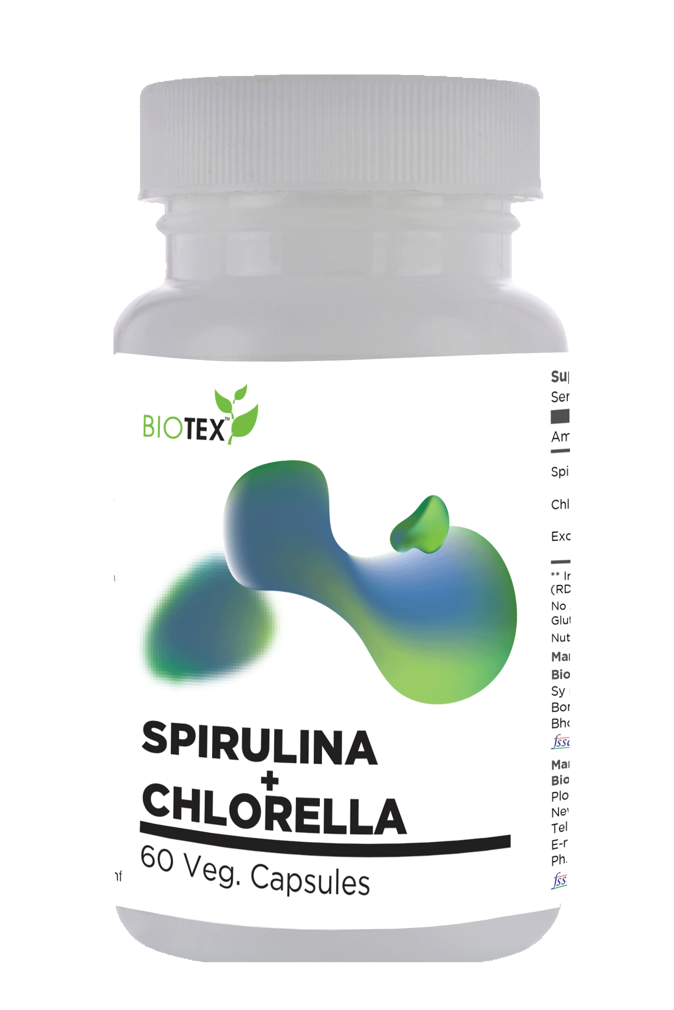 SPIRULINA + CHLORELLA CAPSULES