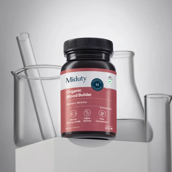 Organic Blood Builder - 60 Capsules in a Bottle