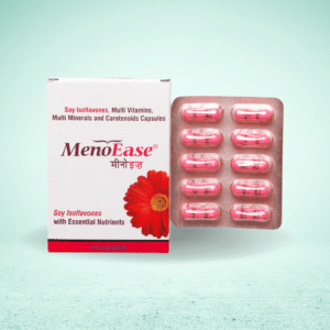 Menoease 10 Capsules in a Stripe