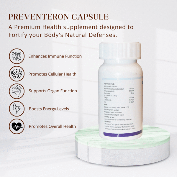 Preventeron Capsule  - 60 Capsules in a Bottle - Image 2