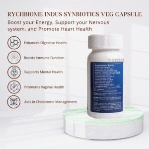 Rychbiome Indus Synbiotics Veg Capsule-Bottle of 60 Veg Capsules