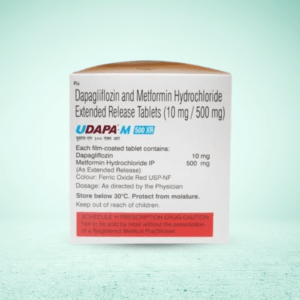 Udapa-M 500 XR-Stripe of10 tablets