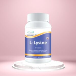 L-Lysine Capsules – 400mg - A Bottle of 60 Capsules
