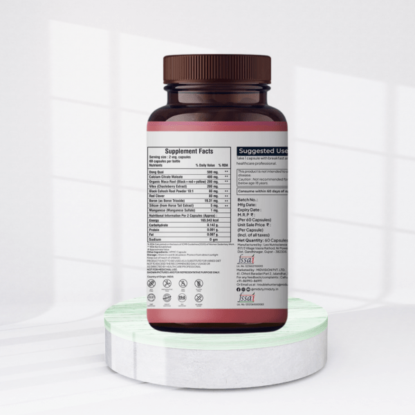 Menopause Capsules  (Miduty)- A Bottles Of 60 Capsules - Image 2