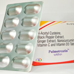 PULMOTREATIN TABLETS - A Stripe Of 10 Tablets