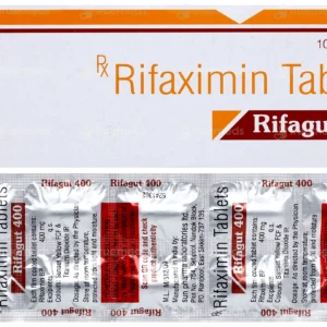 RIFAGUT 400MG TABLET - A Stripe Of 10 Tablets