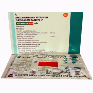 Augmentin 625 Duo Tablets - A Stripe Of 10 Tablets