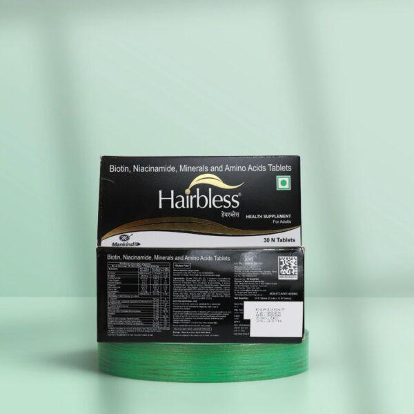 Hairbless Tablet - A STRIPE OF 15 TABLETS