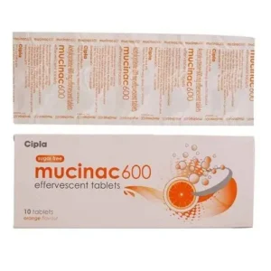 Mucinac 600 Effervescent Tablet - A STRIPE OF 10 TABLETS