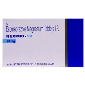 NEXPRO 20MG TAB - A  Stripe of 15 Tablets